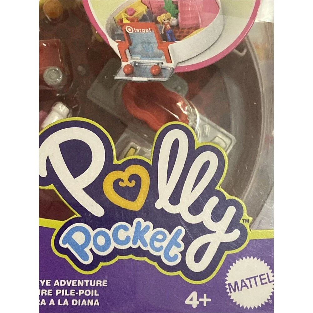 Polly Pocket TARGET BULLSEYE ADVENTURE Exclusive Playset NWT Doll Mini - Picture 3 of 13